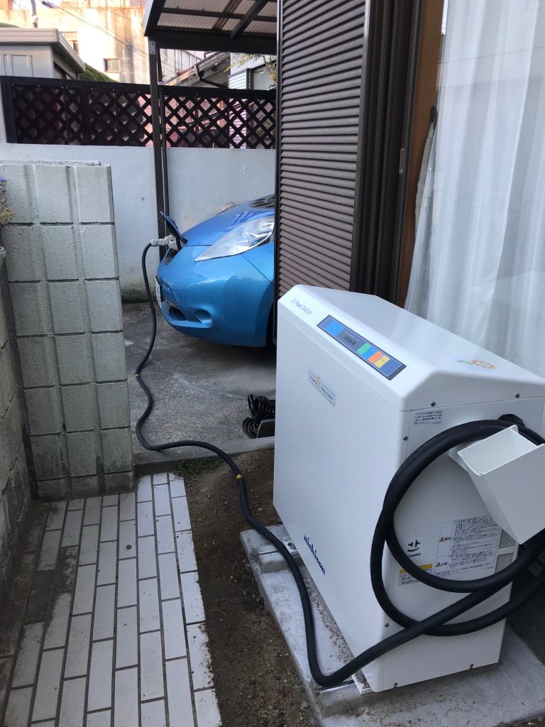 EV　V2H接続